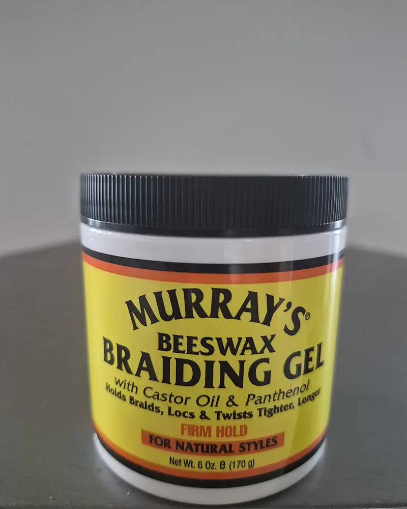 Murray's Beeswax braiding gel at the Lovely Hair beauty supply in West Des Moines