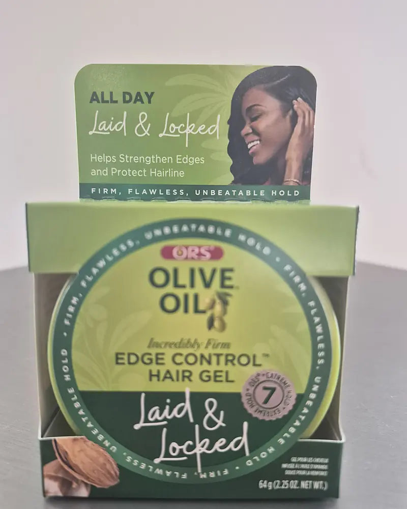 ORS Olive Oil Laid and Locked edge control at the Lovely Hair beauty supply in West Des Moines