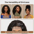 Raw Burmese Curly Human Hair Wig | HD Lace | 18"–30" thumbnail