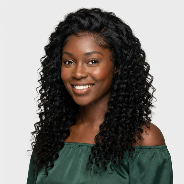 Raw Burmese Curly Human Hair Wig | HD Lace | 18"–30"