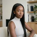 Bone Straight Glueless 5x5 HD Lace Closure Wig – Pre-cut & Bleached thumbnail