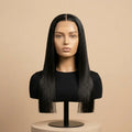 Bone Straight Glueless 5x5 HD Lace Closure Wig – Pre-cut & Bleached thumbnail