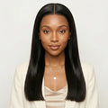 Bone Straight Glueless 5x5 HD Lace Closure Wig – Pre-cut & Bleached