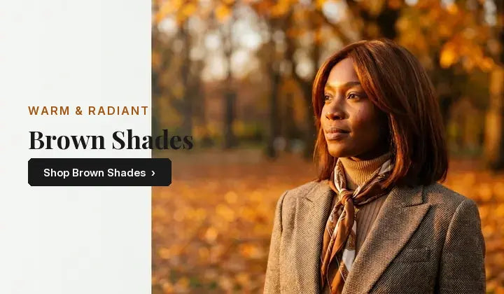 Brown Shades collection banner (desktop)