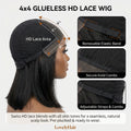 Everyday Glueless HD Lace Bob Wig | Raw Human Hair 10-14" thumbnail