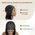 Everyday Glueless HD Lace Bob Wig | Raw Human Hair 10-14" thumbnail
