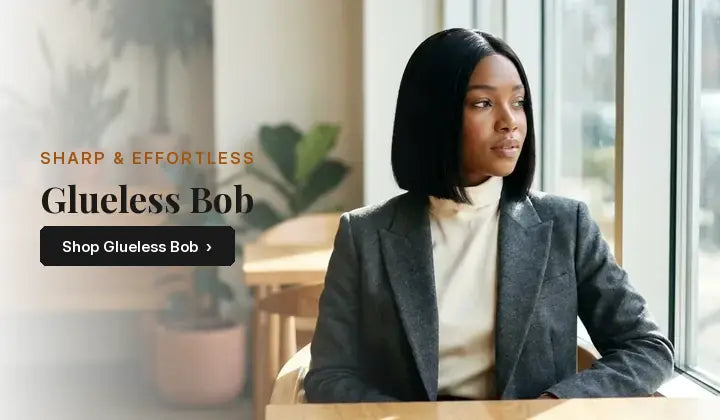 Glueless Bob Wig collection banner (desktop)