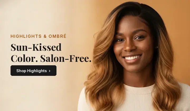 Highlights & Ombre collection banner (desktop)