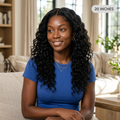 LovelyHair 5 x 5 middle part Water Wave Wig Full, bouncy, Pre-Plucked and natural. thumbnail