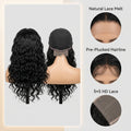 LovelyHair 5 x 5 middle part Water Wave Wig Full, bouncy, Pre-Plucked and natural. thumbnail