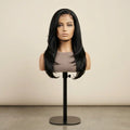 LovelyHair All-Day Comfort Wig 180% Density Butterfly Cut Layered Light Yaki Straight Glueless 7x6 Closure HD Lace Human Hair Wig Pre-Cut Lace thumbnail