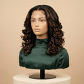 LovelyHair Funmi Curl Glueless Wig – Chestnut Brown Highlight Bouncy HD Lace thumbnail
