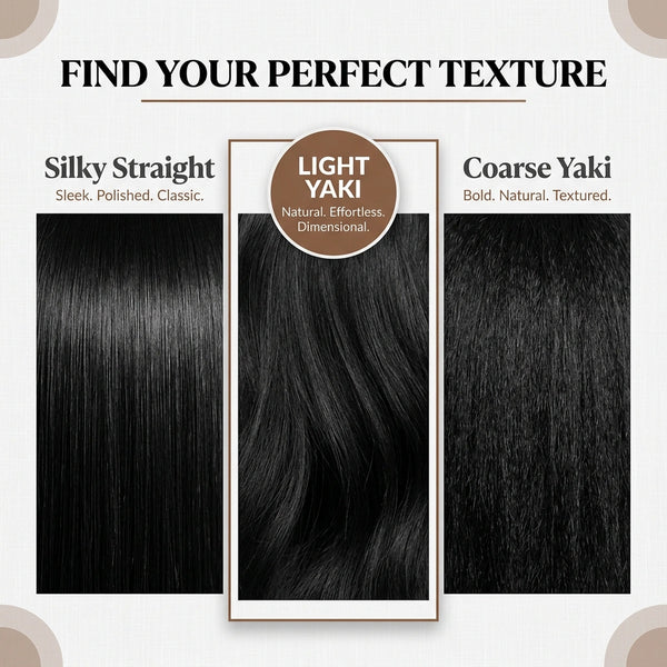 LovelyHair All-Day Comfort Wig 180% Density Butterfly Cut Layered Light Yaki Straight Glueless 7x6 Closure HD Lace Human Hair Wig Pre-Cut Lace