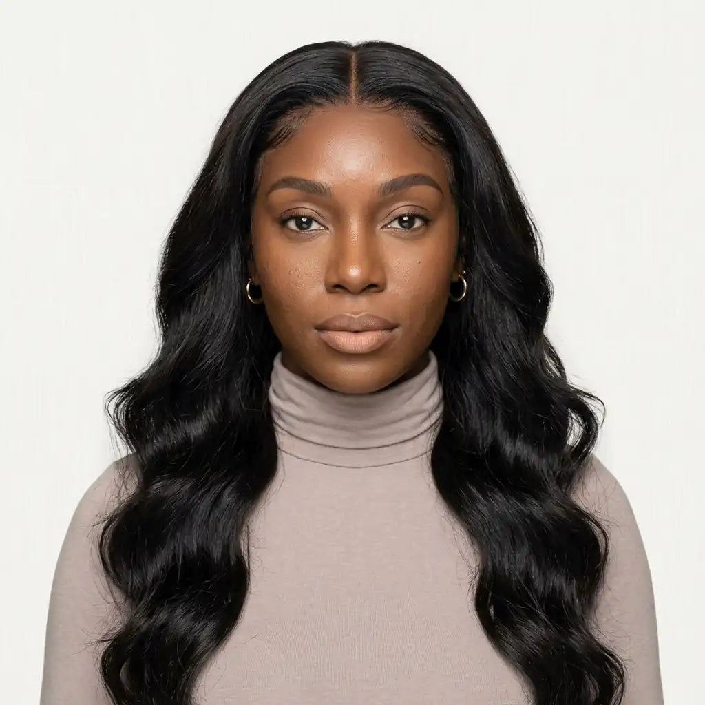 Elegancia Glueless 7x6 Closure HD Lace Loose Body Wave Long Wig Pre-Cut Lace