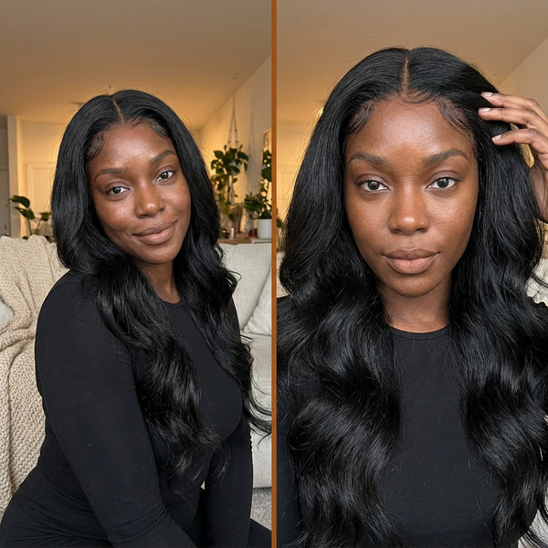 Elegancia Glueless 7x6 Closure HD Lace Loose Body Wave Long Wig Pre-Cut Lace