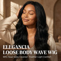 Elegancia Glueless 7x6 Closure HD Lace Loose Body Wave Long Wig Pre-Cut Lace thumbnail