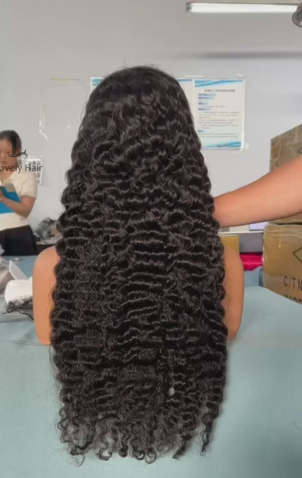 Raw Burmese Curly Human Hair Wig | HD Lace | 18"–30", alternate view