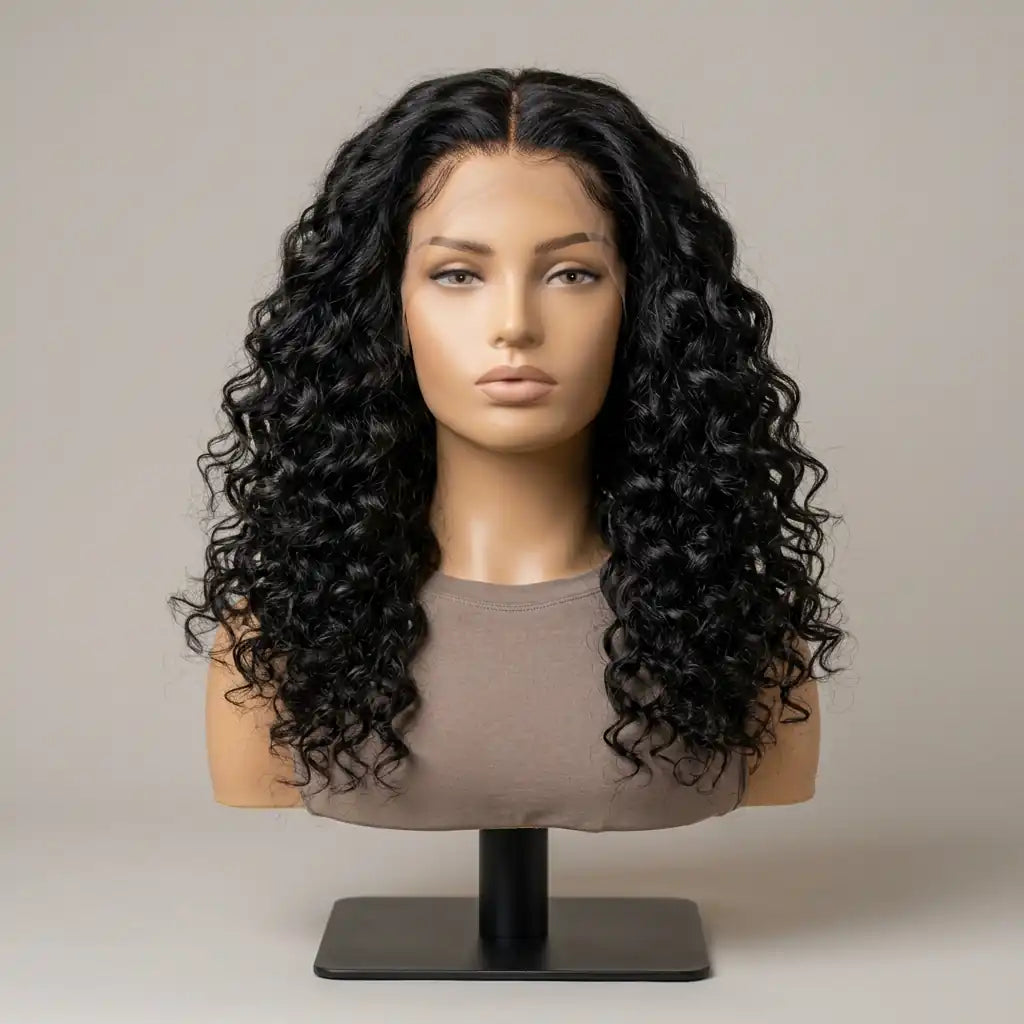 Raw Burmese Curly Human Hair Wig | HD Lace | 18"–30"