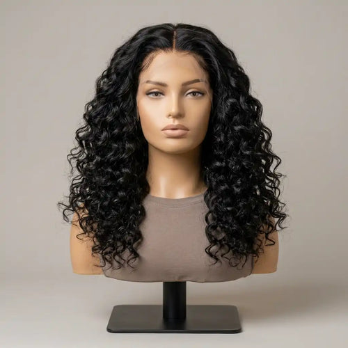 Raw Burmese Curly Human Hair Wig | HD Lace | 18"–30"