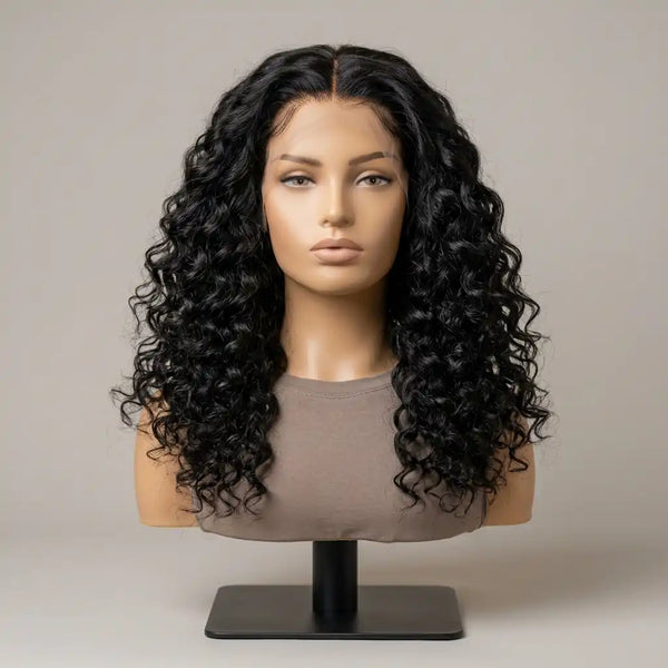 Raw Burmese Curly Human Hair Wig | HD Lace | 18"–30"