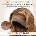 Raw Peruvian Body Wave Wig | Honey Blonde Highlights | 5x5 HD Lace Closure | 18"-26" thumbnail
