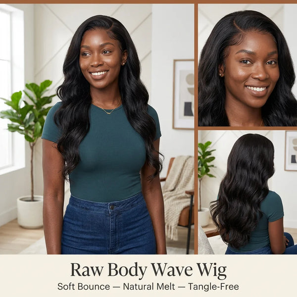 Raw Body Wave Human Hair Wig | Single Donor | HD Lace (5x5, 7x6, 13x4) – LovelyHair