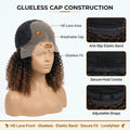 Soft tangle free Naya Ombre - Fluffy Kinky Curl Glueless Minimalist HD Lace Wig Ready to Go thumbnail