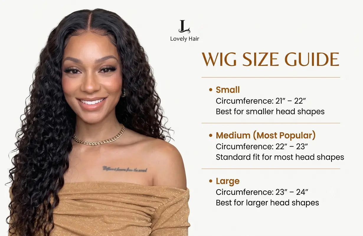 Lace Size — how much parting space