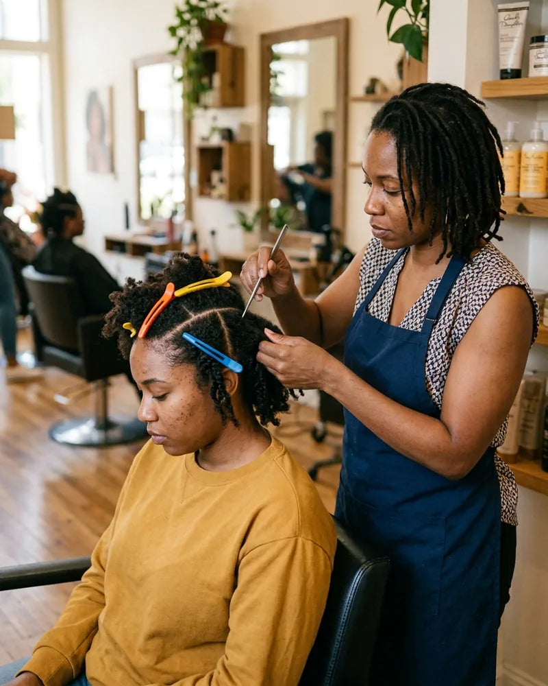 Parting mapped to your own growth pattern — Locks at LovelyHair