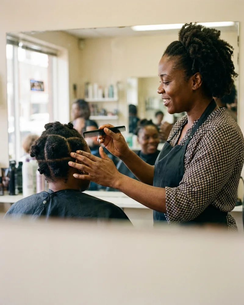 Consultation and braid pattern — Sew-In Weave at LovelyHair